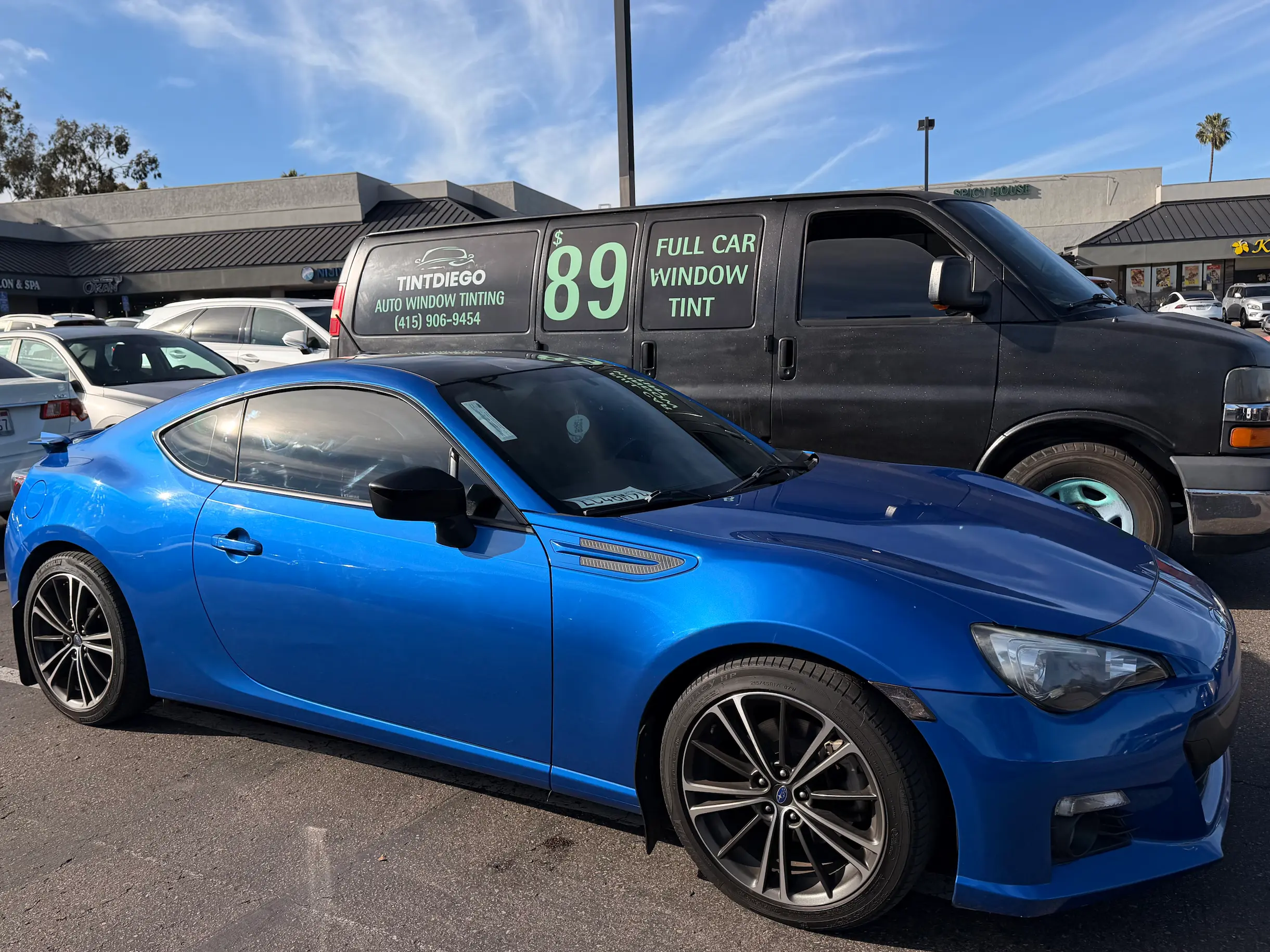 Mobile tinting service San Diego